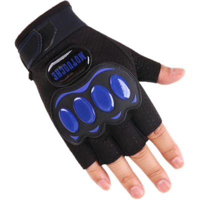 Sport Halfvingerhandschoenen voor Mannen en Vrouwen Fiets Motor Outdoor Bergbeklimmen en Fietsen Meerkleurig Fitness Antislip Halfvingerhandschoenen average size