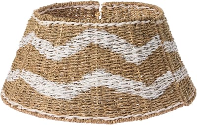 HIVER - Kerstboomrok - Natuurlijk/Wit - ⌀ 60 cm - Zeegras