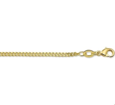 Doublé 10/000 Collier gourmet 2 3100977 42 cm