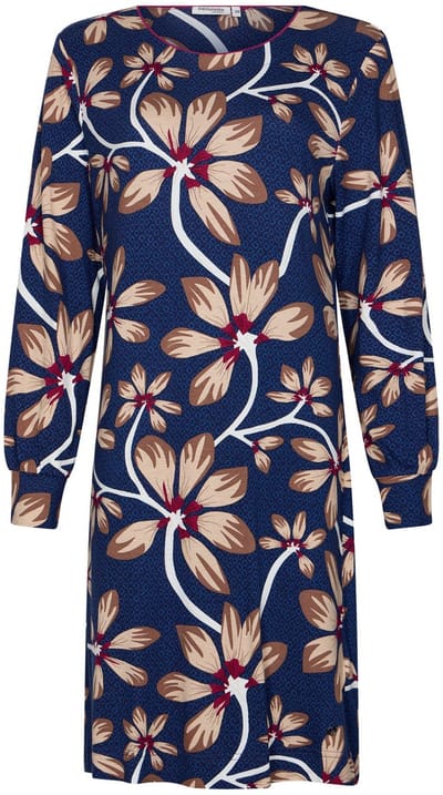Pastunette Premium - Nachthemd - Midnight Bloom - Viscose - Blauw - Maat 42