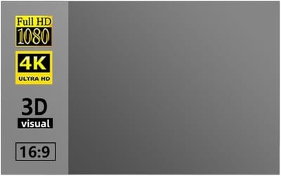 Projectiescherm - Draagbaar Scherm - Thuisbioscoop Presentatie - Kreukvrij Polyester - 120 inch 16:9 - Wit