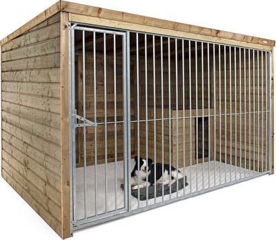 Wood Selections Hondenhok Max - Hondenhokken en kennels - kennel - Dierenverblijf - hondenhuis- Hondenverblijf voor buiten