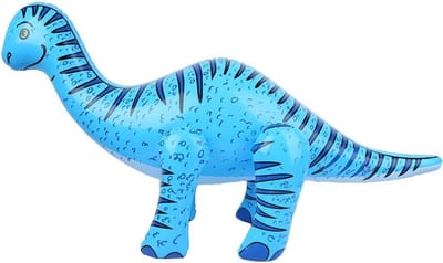Grote Opblaasbare Dinosaurus voor Kinderen Verjaardag Speelgoed Blauw