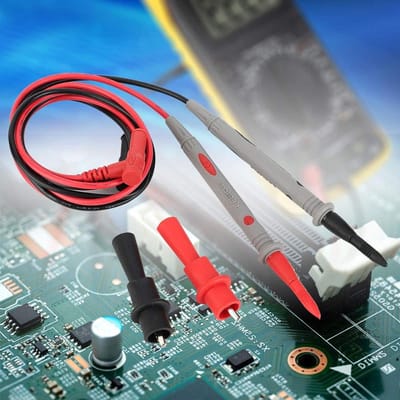 Multimeter Testsonde - Meetkabels Pen - Elektrisch Testen - Hoge Gevoeligheid - 90 Cm Kabel - Zwart