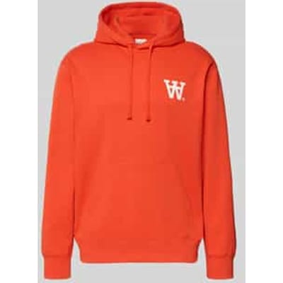 Hoodie met logoprint en kangoeroezak