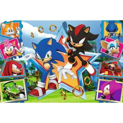 Trefl puzzel - Sonic The Hedgehog - 100 stukjes - kleurrijk karton.