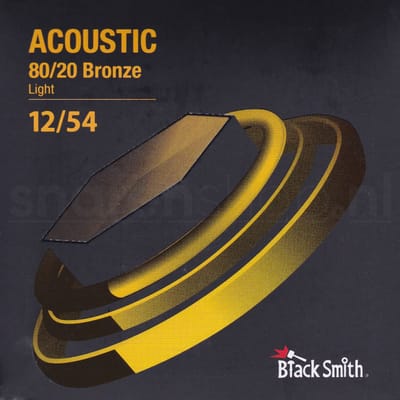 BlackSmith AABR-1254 Snaren met Coating voor Akoestische Gitaar (12-54) Light