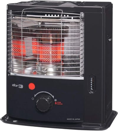 Draagbare mechanische brandstofkachel voor ruimtes tot 35 m² - 2200 W, eenvoudig en efficiënt