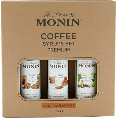 Cadeauverpakking siropen - 3x5cl - koffiesiropen
