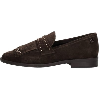 Lazamani - Suus Dames Loafers Suede Brown - Maat 37