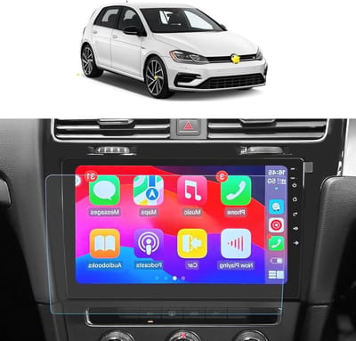 Screen Protector voor Volkswagen T-Roc, Golf 7, Arteon 2, Tiguan 2 - Matte Navigatie Beschermfolie, 9.2 Inch, Krasbestendig, Vingerafdrukbestendig, Versterkt Glas
