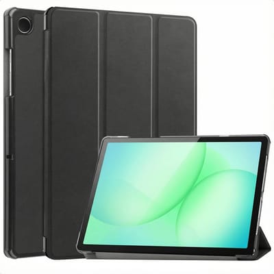 imoshion Tablet Hoes - Geschikt voor Samsung Galaxy Tab A11 Plus - Trifold Bookcase - Zwart