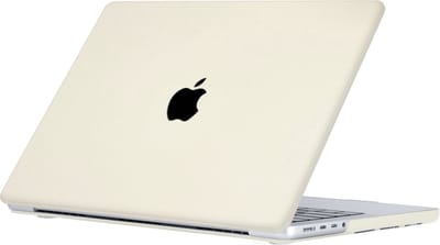 Lunso Geschikt voor MacBook Air 15 inch (2023-2026) cover hoes - case - Candy Rock Grey