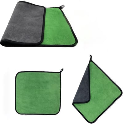 2 Stuks Microvezeldoeken voor Fotografie - Lensreiniging - Dubbellaags - Kleurindicatie - 30 x 30 cm
