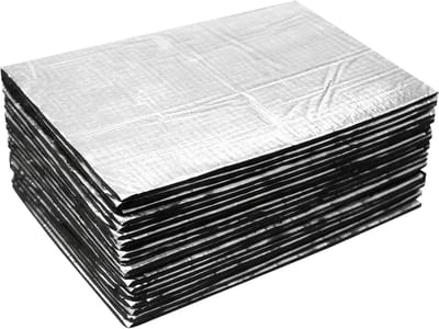 Isolatiematten 20 Stuks - Zelfklevend Aluminium Butyl - Geluidisolatie en Warmtebescherming - Ideaal voor auto - ShopVlot