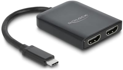 Delock USB Type-C™ Splitter (DP Alt Mode) to 2 x HDMI MST / VXP