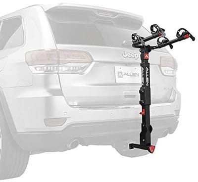 Fietsdrager voor 2 fietsen met snelsluiting voor 1 en 2 inch trekhaak