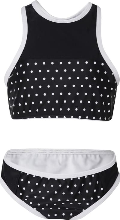 Bikini sport retro - Zwarte stippen 116-122
