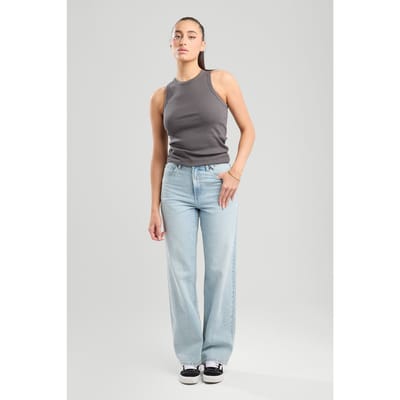 America Today Gia Steel Maat: XS | Mouwloze Tops Outlet | Dames | Grijs