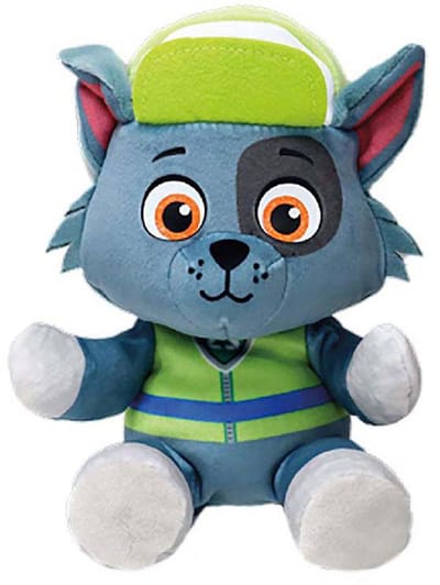 Ty knuffel Paw Patrol Rocky 15cm pluche hond speelgoed.
