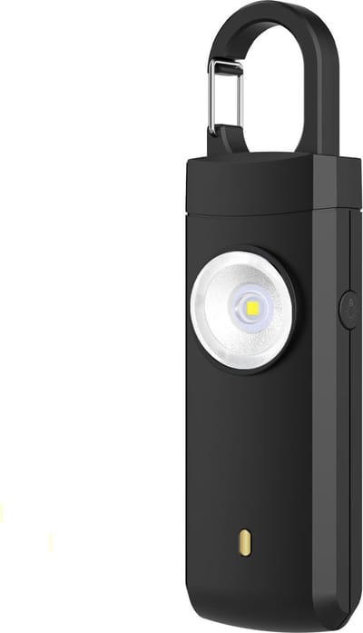 Alarm - Persoonlijk Alarm - Zelfverdediging sleutelhanger - 130Db - LED - Extreem Geluidsalarm - veiligheid alarm - persoonlijk alarm - Senioren alarm - met oplaadbare batterij