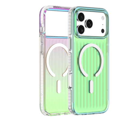 Coverzs Gradient MagSafe hoesje geschikt voor iPhone 17 Pro - Magsafe telefoonhoesje -Trendy kleurverloop