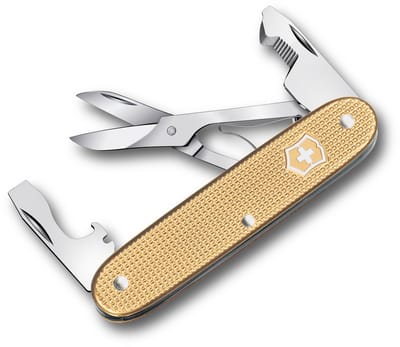 Victorinox Companion Alox Slim Zakmes - 93 mm - 6 functies - Goud