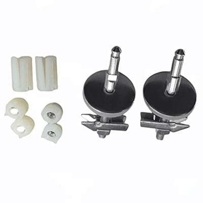 Toiletbril Scharnier Set met Soft-Close Mechanisme en Roestvrij Stalen Afwerking