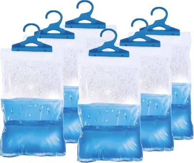 Benson Vochtopnemer - 6x - lavendel geur - Tegen schimmel/condens - ophang haak - vochtvanger