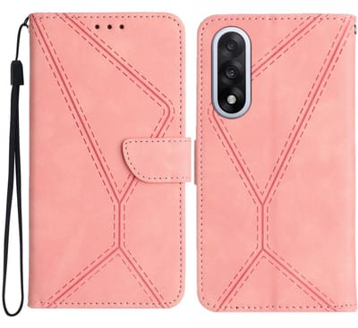 Coverup Hoesje - Geschikt voor OnePlus Nord 5 Hoesje - Coverup Book Case - Roze