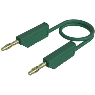 Hirschmann Test & Measurement MLN 100/2,5 GN Meetsnoer Banaanstekker 4 mm Banaanstekker 4 mm 1.00 m Groen 1 stuk(s)
