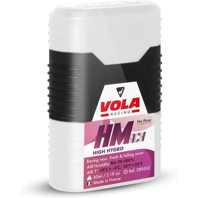 HM Race Paars Quickboost - Ski Wax - Fluorvrij - Voor hoge luchtvochtigheid - Geschikt voor verse sneeuw - Gebruiksvriendelijk