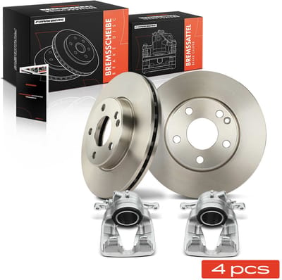 Frankberg 2x Remklauw+2x Remmen Voor voor Mercedes-Benz W176 W242 W246