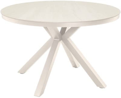 Les - Davos tuintafel Ø118cm - créme