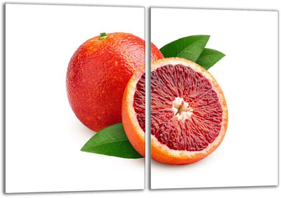 TMK ArtDeko - Glasplaat - Keukenbescherming - 40x52 - Grapefruit
