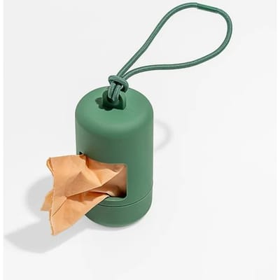 Porte-sac de merde pour chien, distributeur Portable de sacs de déchets pour animaux de compagnie, distributeur de luxe élégant, sac à ordures pour chien, fournitures de nettoyage (green,No Trash Bag) vert