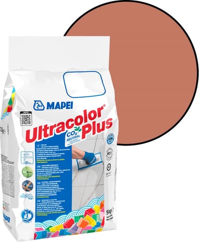 MAPEI Ultracolor Plus Voegmortel - Waterafstotend & Schimmelwerend - Kleur 145 Terra Di Siena - 5 kg