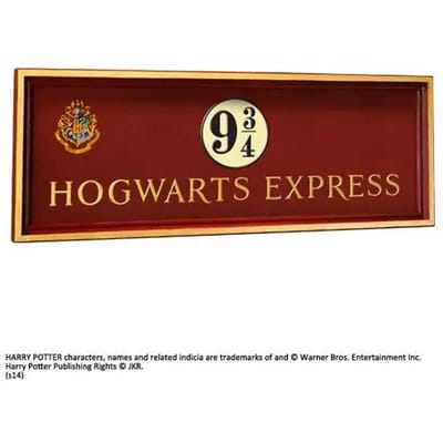 Harry Potter - Hogwarts 9 3/4 Wandbord