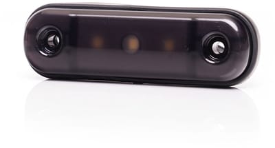 Markeringslicht - WAS - W275.1 1 - 3.3 - 8.4cm - Smoke - Amber - 12V-24V