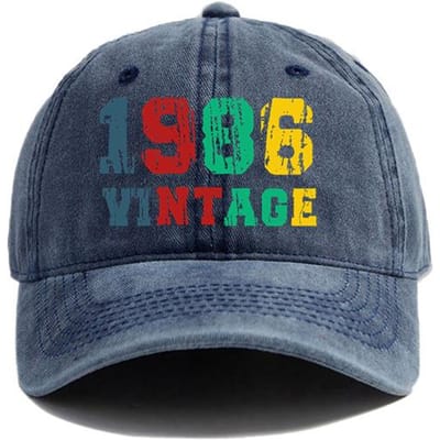 Geboren In 1983 Baseballpet Verweerd Vintage 1980-1989 Verjaardagscadeau Papa Hoeden Pet Mannen Retro Outdoor Zomer Verstelbare Pet blue