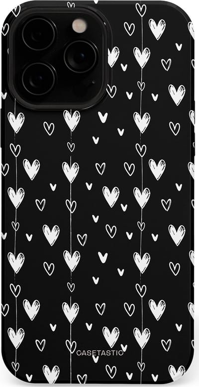 Casetastic Hoesje Geschikt voor Apple iPhone 13 Pro Max Magsafe - Stijlvolle Beschermende Duo-layer Case - Hangend Hartje