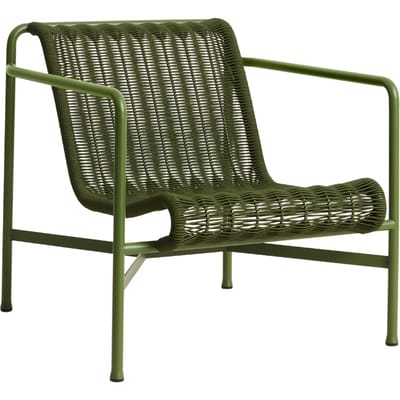 HAY Palissade Cord Loungechair Low - olive