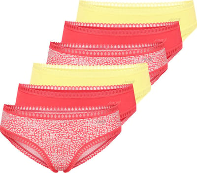 sloggi Dames hipster slip 6 pack GO Crush