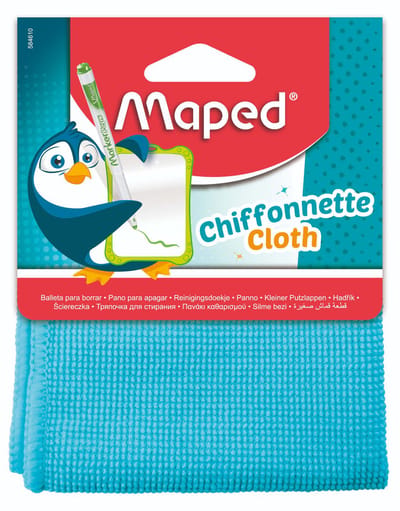 Wisdoek maped microvezel 20x20cm blauw