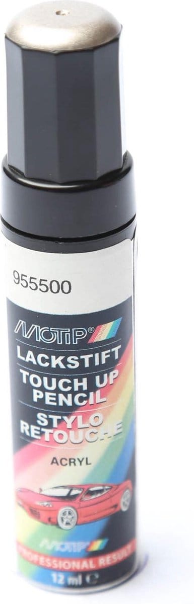 Motip 955500 - Auto lakstift - Zilver Metallic - 12 ml