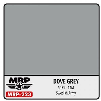 Mr. Paint MRP-223 - Dove Grey – 30 ml verf voor Airbrush & Detailwerk