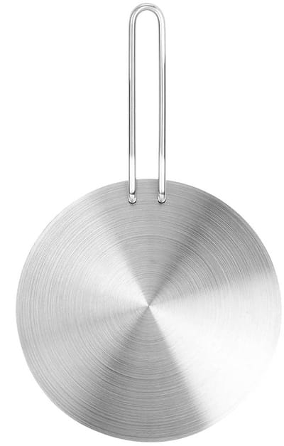 Dailygoods - Universele Inductie-adapter - Warmteverdelingsplaat - 22 cm - Roestvrij staal - Inductieplaat Diffuser - Geschikt voor verschillende pannen
