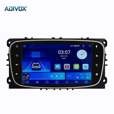 ADIVOX 7 inch T1 geschikt voor Ford Focus, Mondeo/C-MAX/S-MAX 2006-2011 CarPlay/Auto/Wifi/DSP/DAB+
