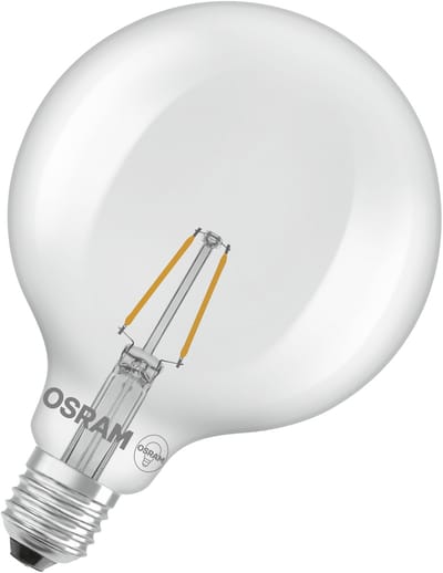 OSRAM LED-lamp Star Globe G125 25 Filament, 2700 K warm wit, 1,8 W, E27, helder, 250 lm, 15.000 h, voor hanglampen, grote bolvorm, decoratief