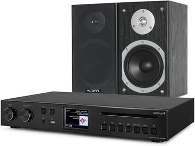 Stereo set met radio - Muziekinstallatie CD speler - Muziek luisteren thuis - Alles in één systeem - 925 kg